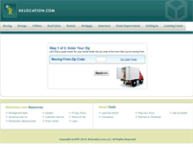 Tablet Screenshot of moving.relocation.com